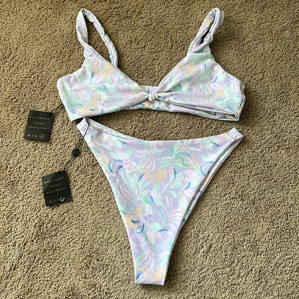 Skatie Mariposa Swim Penny top and Kelly bottoms